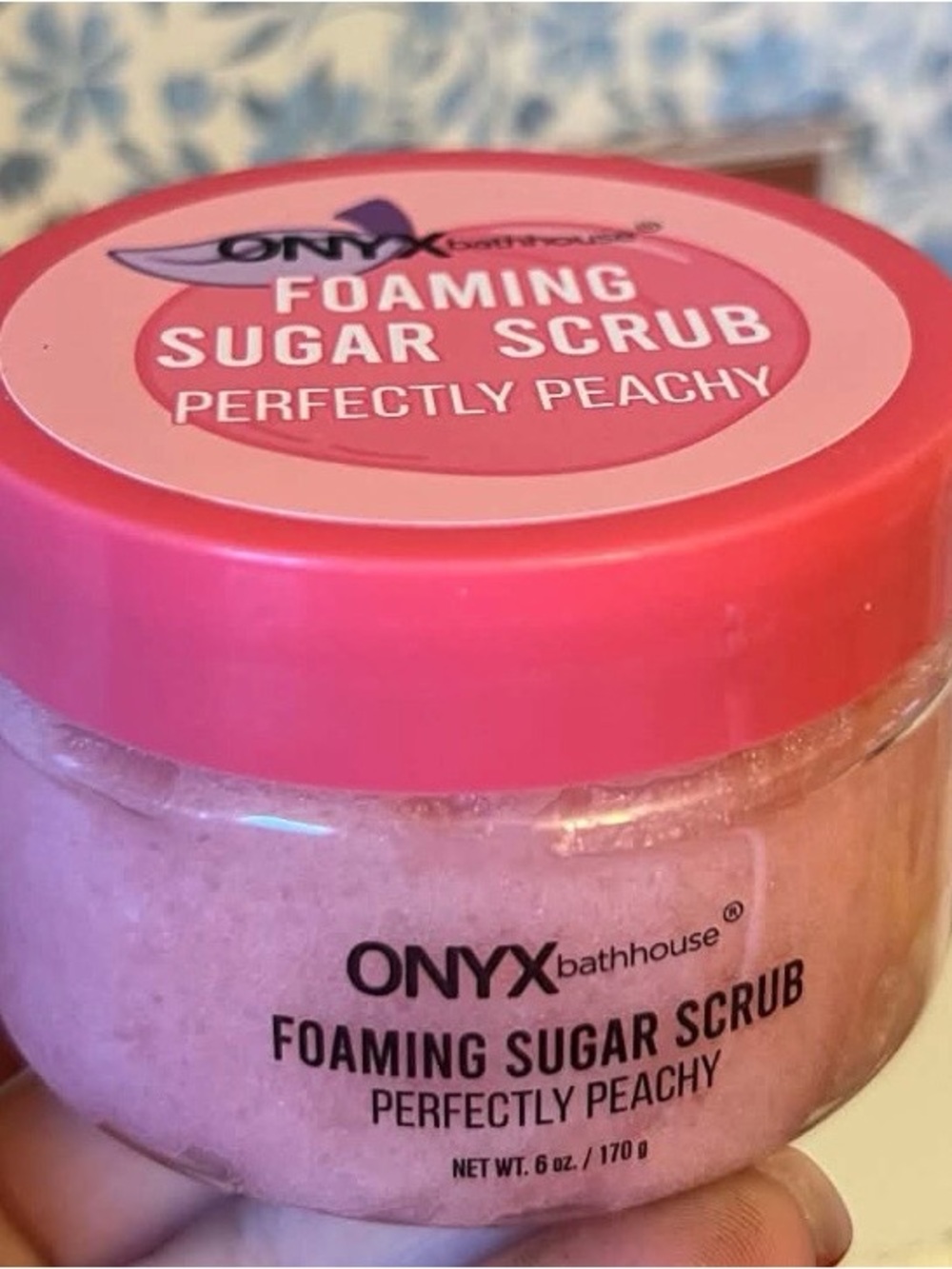 Perfectly Peachy Foaming Sugar Scrub - Pink